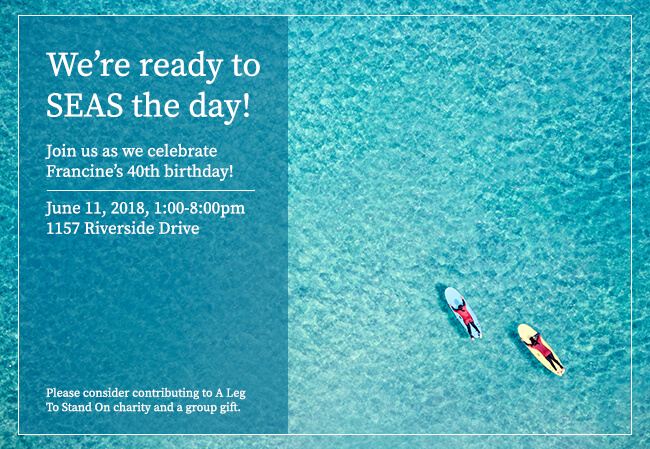 Creative custom invitations for kids’ birthday parties with charity focus